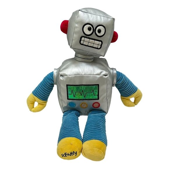Scentsy Buddy Robot Gage Plush 15 inch Zip Pouch Retired - Picture 1 of 7